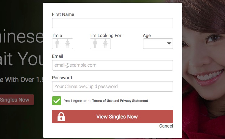 ChinaLoveCupid create account